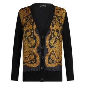 Etro Paisley-Patterned Cardigan With Silk Lining - NWT